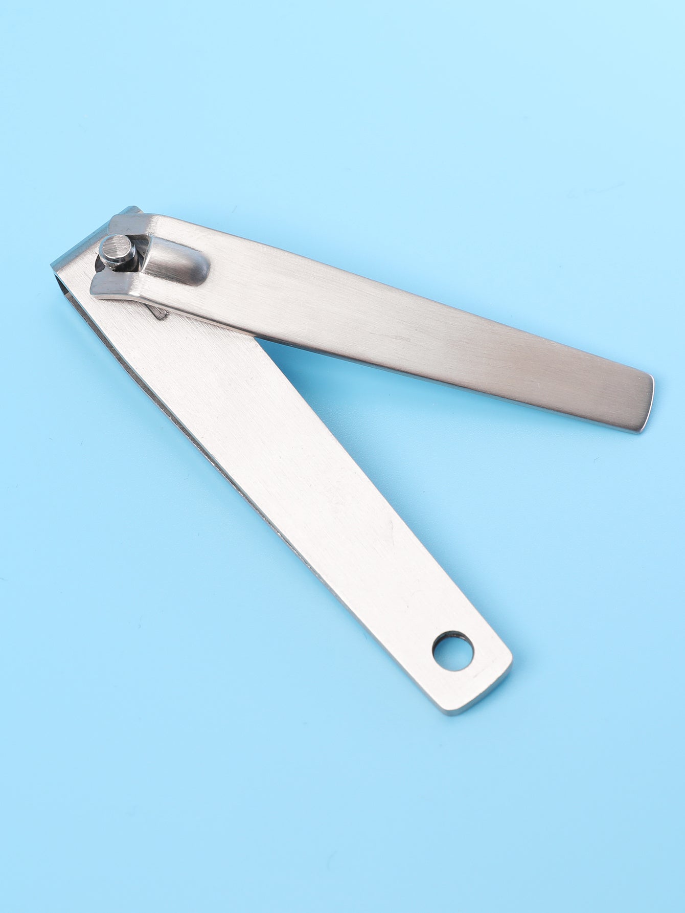 Classic Stainless Steel Nail Scissors, Straight Edge Unscented Fingernail Clippers, Sanded Toenail Trimmer, Durable Blade Material for Personal Grooming